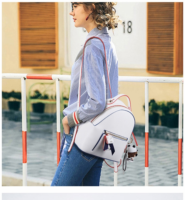 mochila pequena moda bonito bolsa de ombro bolsa de compras 